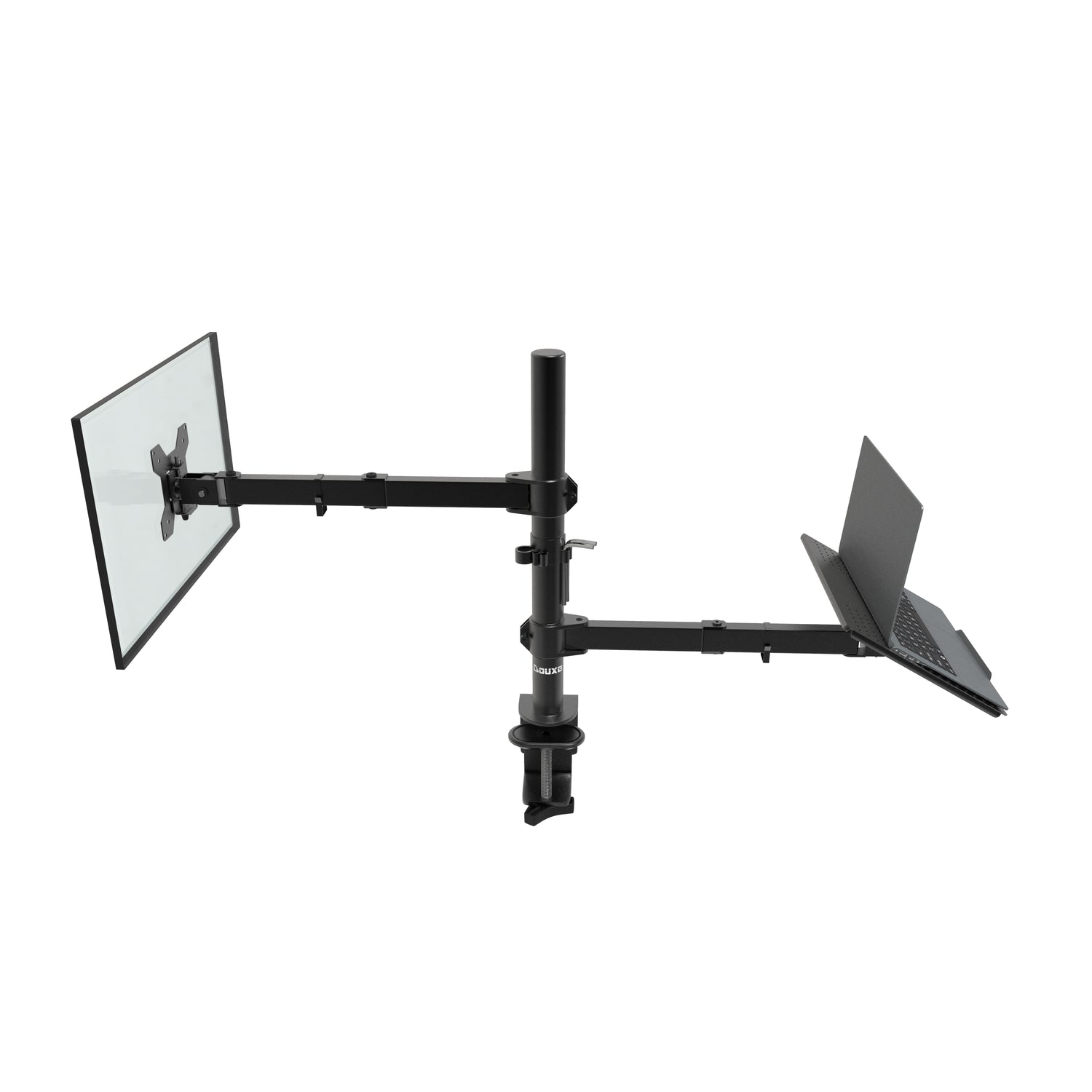 Douxe DX-001LP monitor en laptopbeugel voor 13 tot 32 inch beeldschermen en 10 tot 15.6 inch laptops