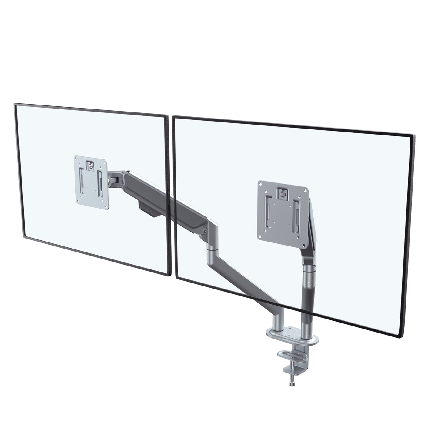 Douxe SQ-2 Dubbele Gasveer Monitorbeugel van sterk aluminium