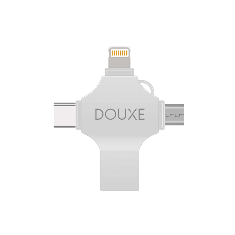 Douxe T03 4 in 1 flash drive met 32gb, 64gb of 128gb
