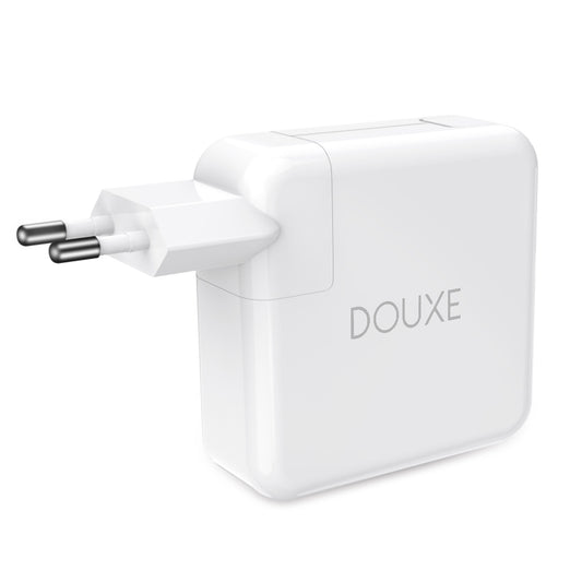 Douxe USB-C 87W Power Delivery Charger - met 180 cm USB-C naar USB-C kabel. Ideaal voor het opladen van alle USB-C devices